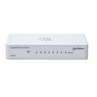 SWITCH GB 8 PTOS MANHATTAN ETHERNET BLANCO 560702