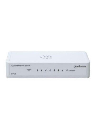 SWITCH GB 8 PTOS MANHATTAN ETHERNET BLANCO 560702
