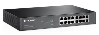 SWITCH TP-LINK GIGABIT ETHERNET TL-SG1016D 16 PUERTOS 10-100-1000MBPS 32GBIT-S 8000 ENTRADAS NO ADMINISTRABLE - Image 2