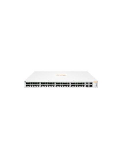 SWITCH HPE NETWORKING INSTANT ON GIGABIT ETHERNET 1930 48 PUERTOS POE 10-100-1000MBPS + 4 PUERTOS SFP+ 370W 176 GBIT-S 16.000 ENTRADAS - ADMINISTRABLE