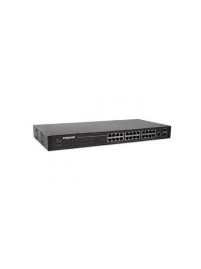 SWITCH INTELLINET GIGABIT ETHERNET 560917 24 PUERTOS 10-100-1000MBPS + 2 PUERTOS SFP 52 GBIT-S 8000 ENTRADAS - ADMINISTRABLE - Image 3