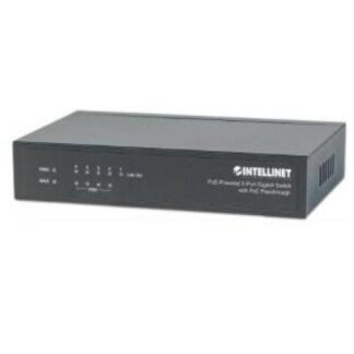 SWITCH INTELLINET FAST ETHERNET 561082 5 PUERTOS POE+ 10-100MBPS 10GBIT-S 2048 ENTRADAS - NO ADMINISTRABLE