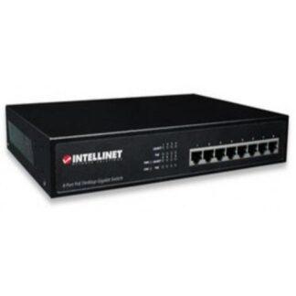 SWITCH INTELLINET GIGABIT ETHERNET 560641 8 PUERTOS POE+ 10-100-1000MBPS 16GBIT-S 4096 ENTRADAS