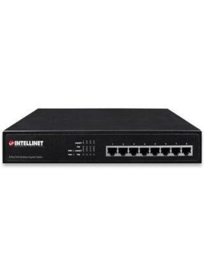 SWITCH INTELLINET GIGABIT ETHERNET 560641 8 PUERTOS POE+ 10-100-1000MBPS 16GBIT-S 4096 ENTRADAS - Image 3
