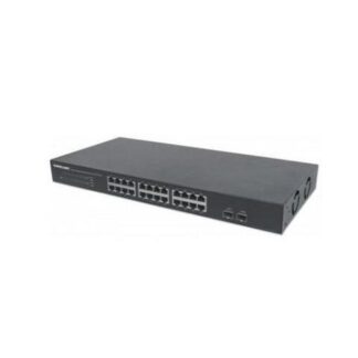 SWITCH INTELLINET GIGABIT ETHERNET 561044 24 PUERTOS 10-100-1000MBPS + 2 PUERTOS SFP 52 GBIT-S 8192 ENTRADAS - NO ADMINISTRABLE