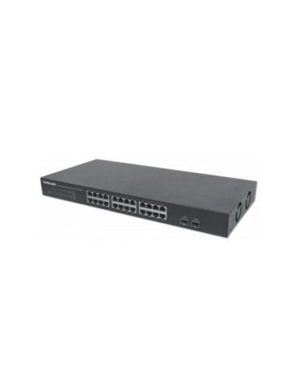 SWITCH INTELLINET GIGABIT ETHERNET 561044 24 PUERTOS 10-100-1000MBPS + 2 PUERTOS SFP 52 GBIT-S 8192 ENTRADAS - NO ADMINISTRABLE
