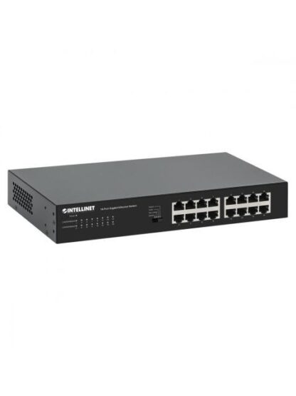 SWITCH INTELLINET GIGABIT ETHERNET 561815 16 PUERTOS 10-100-1000MBPS 32 GBIT-S 8.192 ENTRADAS - NO ADMINISTRABLE - Image 4