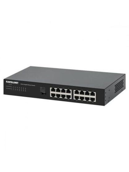 SWITCH INTELLINET GIGABIT ETHERNET 561815 16 PUERTOS 10-100-1000MBPS 32 GBIT-S 8.192 ENTRADAS - NO ADMINISTRABLE - Image 5