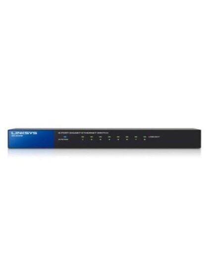 SWITCH LINKSYS GIGABIT SE3008 8 PUERTOS 10-100-1000 - NO ADMINISTRABLE - ¡COMPRA MAS DE $1999 EN PRODUCTOS LINKSYS Y PARTICIPA EN EL SORTEO DE 1 ROUTER WHW0101!
