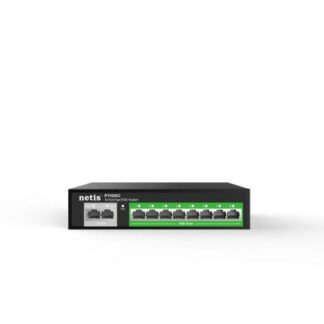 SWITCH NETIS GIGABIT ETHERNET P110GC 8 PUERTOS 10-100-1000MBPS + 2 PUERTOS UPLINK 20GBIT-S 4.000 ENTRADAS - ADMINISTRABLE