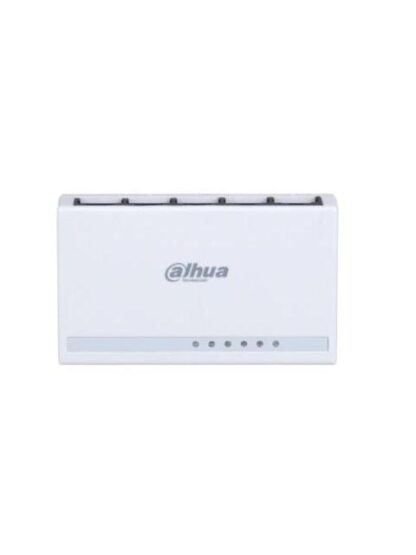 SWITCH PARA ESCRITORIO DE 5 PUERTOS DAHUA DHPFS30055ETL - NO ADMINISTRABLE - FAST ETHERNET 10-100MBPS - DISENO COMPACTO - CAPA 2 - SWITCHING 1 GBPS- NB