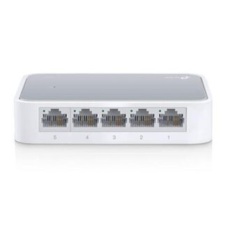 SWITCH TP-LINK FAST ETHERNET TL-SF1005D 10-100MBPS 1GBIT-S 5 PUERTOS 1000 ENTRADAS NO ADMINISTRABLE