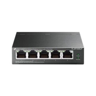 SWITCH TP-LINK FAST ETHERNET TL-SF1005P 5 PUERTOS 10-100MBPS (4X POE) 1 GBIT-S 2000 ENTRADAS - NO ADMINISTRABLE