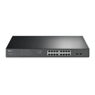 SWITCH TP-LINK GIGABIT ETHERNET JETSTREAM 16 PUERTOS 10-100-1000MBPS 36GBIT-S 8000 ENTRADAS - GESTIONADO
