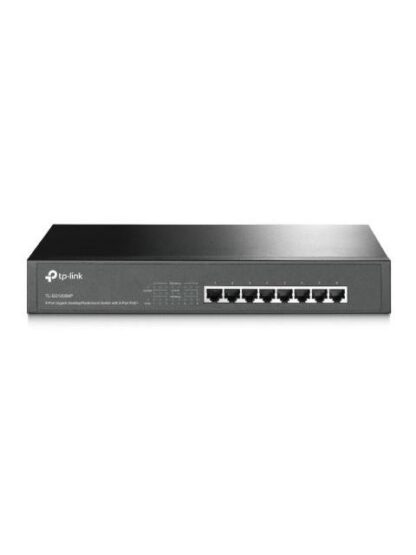 SWITCH TP-LINK GIGABIT ETHERNET SG1008MP 8 PUERTOS 10-100-1000MBPS 16 GBIT-S 4000 ENTRADAS - NO ADMINISTRABLE