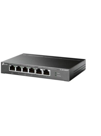 SWITCH TP-LINK GIGABIT ETHERNET TL-SG1006PP 6 PUERTOS 10-100-1000MBPS (4X POE) 12 GBIT-S 4000 ENTRADAS - NO ADMINISTRABLE - Image 2
