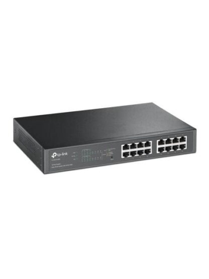 SWITCH TP-LINK GIGABIT ETHERNET TL-SG1016PE 16 PUERTOS 10-100-1000 MBPS 32 GBIT-S 8000 ENTRADAS - ADMINISTRABLE - Image 2