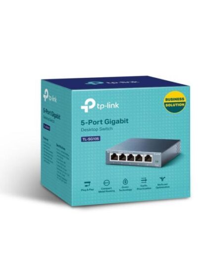 SWITCH TP-LINK GIGABIT ETHERNET TL-SG105 10-100-1000MBPS 5 PUERTOS - NO ADMINISTRABLE - Image 4