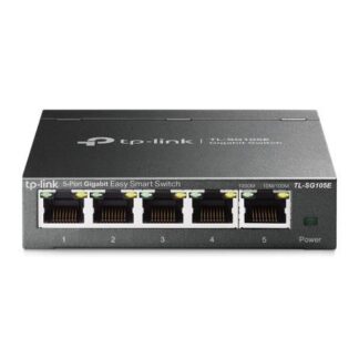 SWITCH TP-LINK GIGABIT ETHERNET TL-SG105E 5 PUERTOS 10-100-1000 MBPS 2000 ENTRADAS - NO ADMINISTRABLE