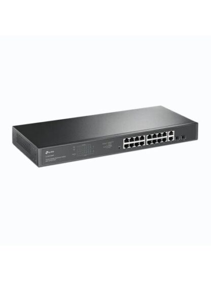 SWITCH TP-LINK GIGABIT ETHERNET TL-SG2218 16 PUERTOS POE+ 10-100-1000MBPS + 2 PUERTOS SFP 36 GBIT-S 8000 ENTRADAS - NO ADMINISTRABLE - Image 2