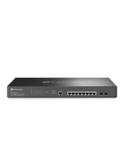 SWITCH TP-LINK GIGABIT ETHERNET TL-SG3210XHP-M2 8 PUERTOS 10-100-1000 MBPS 80 GBIT-S 16000 ENTRADAS - ADMINISTRABLE