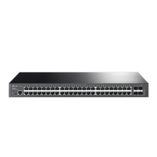 SWITCH TP-LINK GIGABIT ETHERNET TL-SG3452X 48 PUERTOS L2+ 10-100-1000MBPS + 4 10GE SFP+ 176 GBIT-S 16.000 ENTRADAS - ADMINISTRABLE
