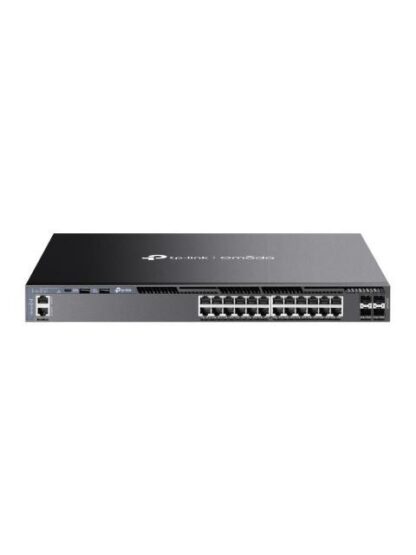 SWITCH TP-LINK SG6428X 24 PUERTOS GIGABIT ETHERNET 10-100-1000 4 PUERTOS SFP 128 GBIT-S 32000 ENTRADAS ADMINISTRADO