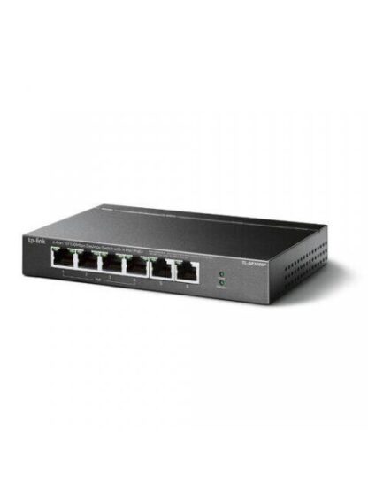 SWITCH TP-LINK FAST ETHERNET TL-SF1006P 6 PUERTOS 10-100MBPS 1.2 GBIT-S 2.000 ENTRADAS - NO ADMINISTRABLE - Image 2