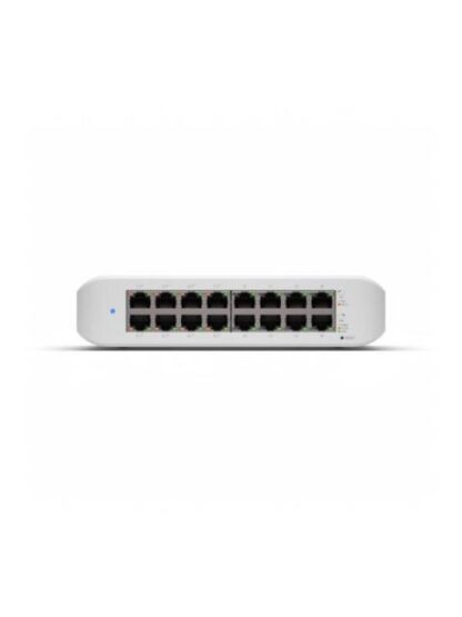 SWITCH UBIQUITI NETWORKS GIGABIT ETHERNET UNIFI LITE 16 16 PUERTOS 10-100-1000 (8X POE) 16GBIT-S - ADMINISTRABLE