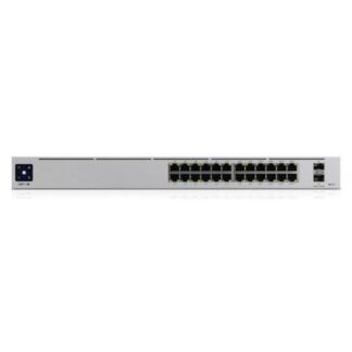 SWITCH UBIQUITI NETWORKS GIGABIT ETHERNET UNIFI PRO 24 PUERTOS POE+ 10-100-1000MBPS (8X POE++) + 2 PUERTOS 10G SFP+ 88 GBIT-S - ADMINISTRABLE
