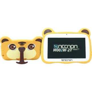 TABLET KIDS M002W2T 2GB RAM 16GB ROM 7 PULGADAS ANDROID 10 CAM 0.3 Y 2 MP TIGRE STAND INCLUIDO AMARILLO