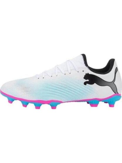 TACO DE FUTBOL FUTURE 7 PLAY FG AG BLANCO/NEGRO PUMA