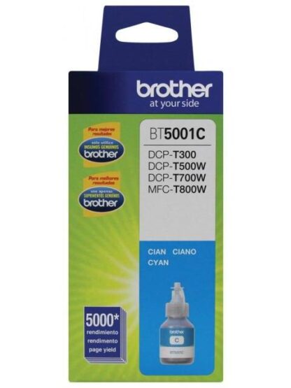 TANQUE DE TINTA BROTHER BT5001C CYAN 5000 PAGINAS