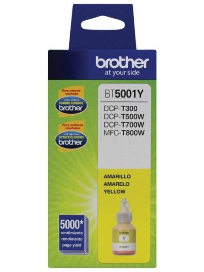 TANQUE DE TINTA BROTHER BT5001Y AMARILLO 5000 PAGINAS