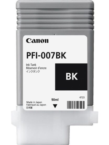TANQUE DE TINTA CANON PFI-007BK NEGRO 90ML - Image 2