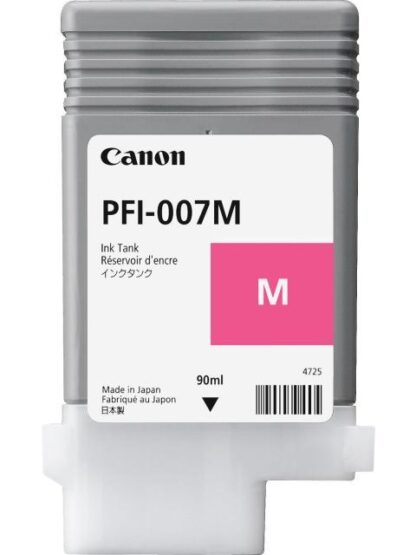TANQUE DE TINTA CANON PFI-007M MAGENTA 90ML - Image 3
