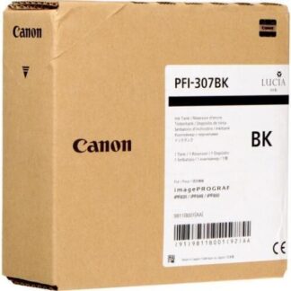 TANQUE DE TINTA CANON PFI-307 BK NEGRO 330ML