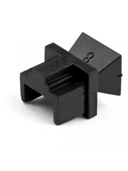 BROBOTIX TAPAS PARA CONECTOR RJ-45 NEGRO 100 PIEZAS - Image 4