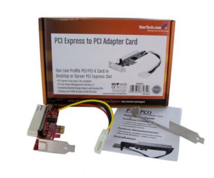 STARTECH  TARJETA PCI EXPRESS A PCI ALAMBRICO ROJO - Image 5