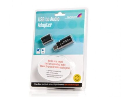 STARTECH  ICUSBAUDIOB ADAPTADOR DE AUDIO USB A - 2X 3.5MM NEGRO - Image 5