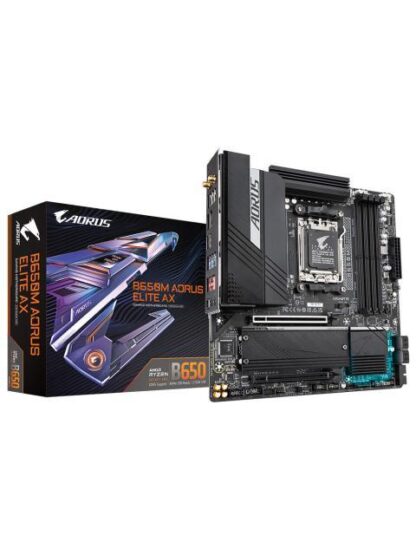 TARJETA MADRE AORUS MICRO-ATX B650M AORUS ELITE AX S-AM5 AMD B650 HDMI 128GB DDR5 PARA AMD - Image 6