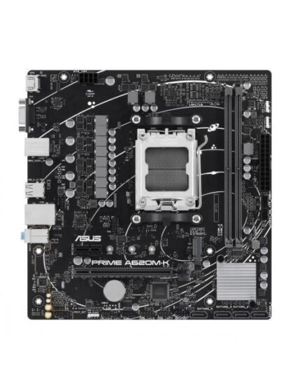 TARJETA MADRE ASUS MICRO-ATX PRIME A620M-K S-AM5 AMD A620 HDMI 96GB DDR5 PARA AMD