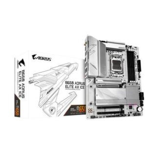 TARJETA MADRE GIGABYTE ATX B650 AORUS ELITE AX ICE SAM5 AMD B650 HDMI 192GB DDR5 PARA AMD