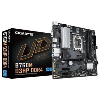 TARJETA MADRE GIGABYTE B760M D3HP DDR4 MICROATX LGA 1700 INTEL B760 128GB DDR4 HDMI-DP PARA INTEL