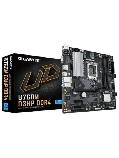 TARJETA MADRE GIGABYTE B760M D3HP DDR4 MICROATX LGA 1700 INTEL B760 128GB DDR4 HDMI-DP PARA INTEL