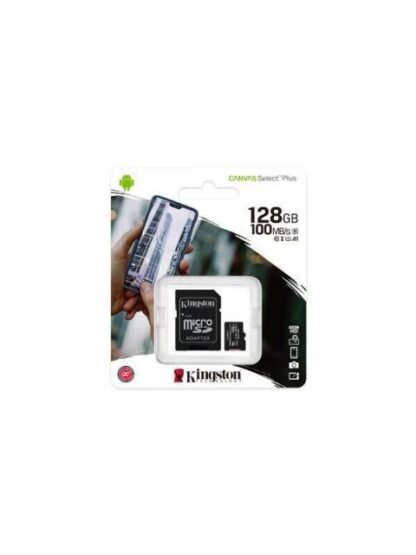 MEMORIA FLASH KINGSTON CANVAS SELECT PLUS 128GB MICROSDXC UHS-I CLASE 10 CON ADAPTADOR - Image 5