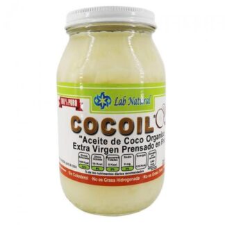 TARRO COCOIL ACEITE DE COCO ORGANICO 230ML EXTRA VIRGEN PRENSADO LAB. NATURAL ENERGY AND NUTRITION