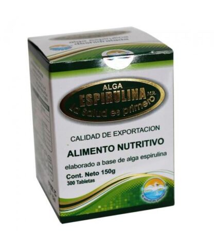 TBS. ALGA ESPIRULINA C 300 MUNDO NATURAL
