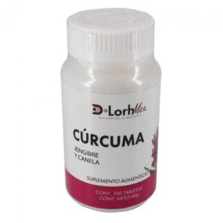 TBS. CURCUMA JENGIBRE Y CANELA. C 100 DLORHMEX