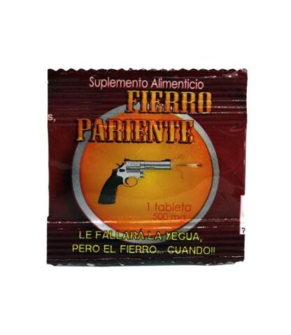 TBS. FIERRO PARIENTE 1 EXHIBIDOR C 30 SOBRES DE 1 TAB C U 500 MG GRUPO OMEGA 2000